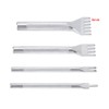 6 pcs/set Leather Craft Punch Tools Kit Stitching Carving Working