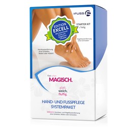 Mr. Fuss® Edition Excell Starter Kit 7-Piece Callus Remover System Pack for Gentle Removal Also for Manicure