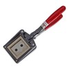 Adventa Paper Cutter Passport Photo Size (35x45mm), Metal and Red,