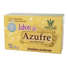 Jabón Azufre Aloe Vera Prosa Limpieza Profunda
