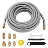 SPARKWHIZ 36Ft High Pressure Propane Hose Extension Fittings with Conversion