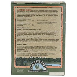 Down to Earth Shrimp Meal 6-6-0 All Natural Fertilizer, 2lbs
