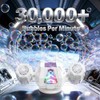 GoGonova Bubble Machine, 30000+ Bubbles/Min Rechargeable Kids Bubble Machine, Big