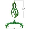 4 Claw Log Lifting Tongs Timber Claw Hook, 32in -