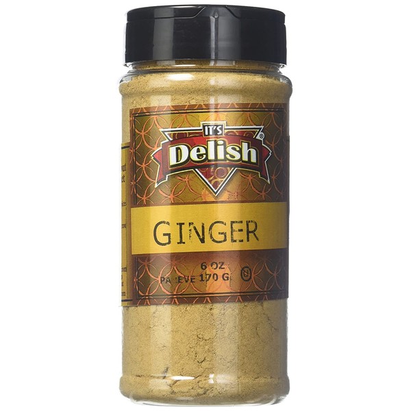 Ground Ginger Powder by Its Delish, Medium Jar, 6 oz