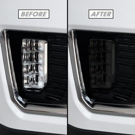 SlickMod PreCut Vinyl Smoke Tint for 2021-2023 GMC Yukon | Yukon XL Foglight (20% Dark Smoke, 4. Foglight)
