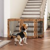 HOOBRO Indoor Dog Gate with Support Feet, Freestanding Pet Gate