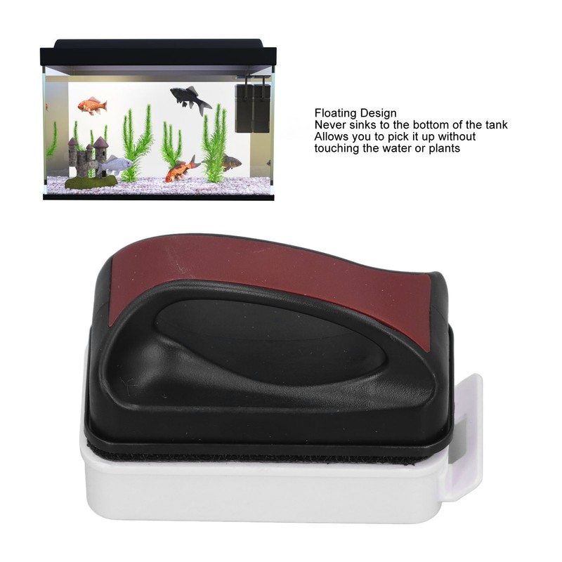Magnetic Aquarium Cleaner Double Sided Floating Fish Tank Glass Scrubber
