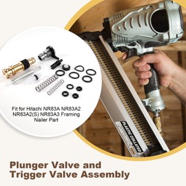 SP-P2 SP-P3 Plunger Valve and Trigger Valve Replacement for Hitachi NR83A NR83A2 NR83A2(S) NR83A3 Framing Nailer Part 884-111 875-638