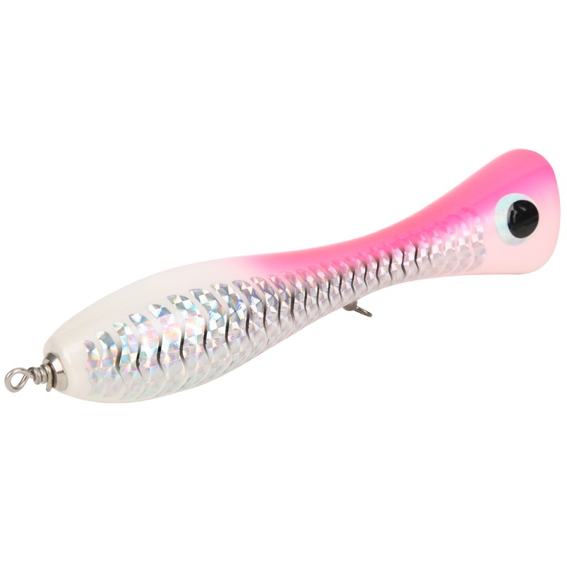 Wooden Large Artificial Popper Fish Lure Topwater Simulation Bait Fishing