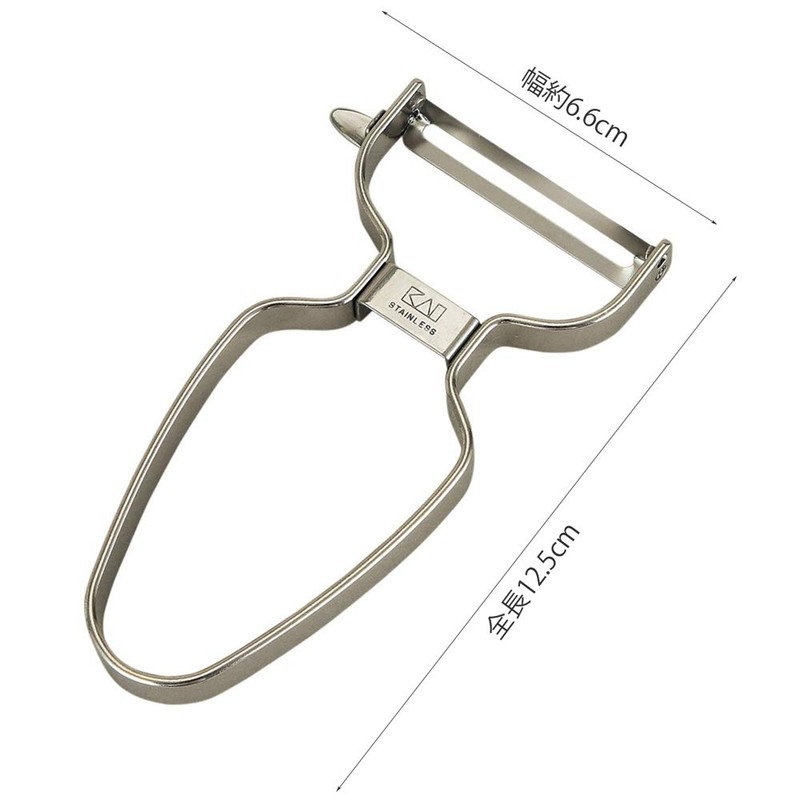 Kai Corporation DH6501 Peeler, Wellness Stainless Steel