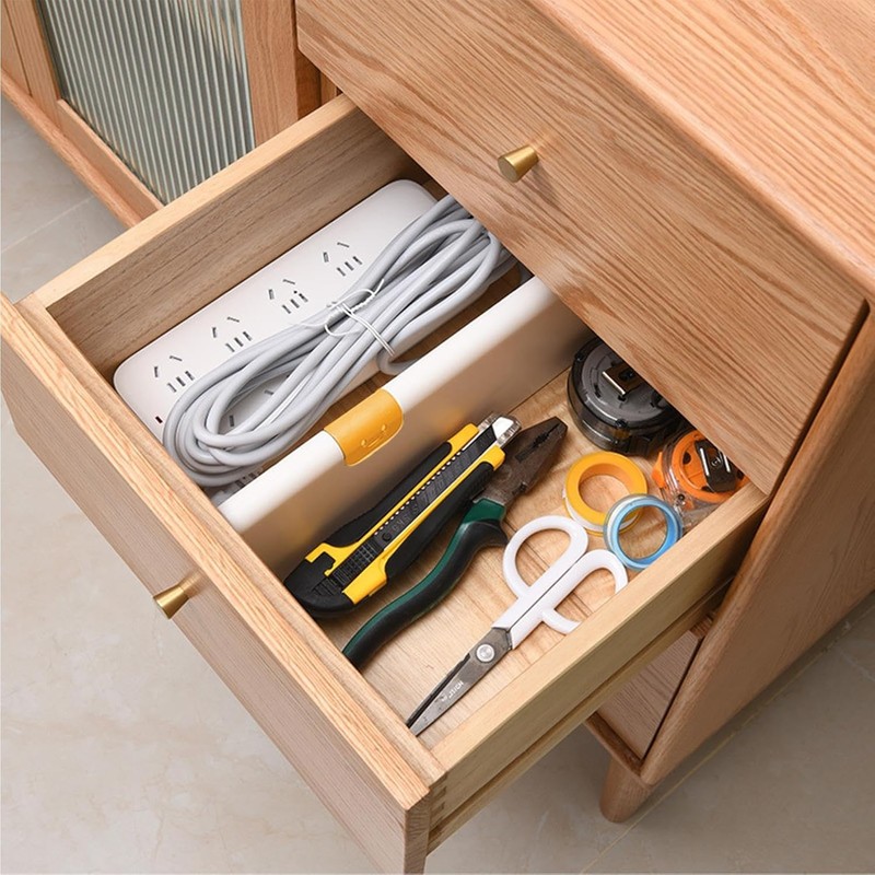 Hsthe Sea 2Pcs Adjustable Drawer Dividers Organizer, Expandable Draw Dividers