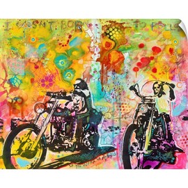 CANVAS ON DEMAND Easy Rider Wall Decal, Motorcycle Artwork
