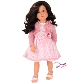 Götz 3403169 Combination Pink Love Doll Clothing Size XL 4-Piece Clothing and Accessory Set for Standing Dolls 45-50 cm