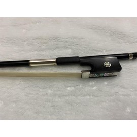yinfeel black carbon fiber cello bow white horse hair 4/4 for adult full size