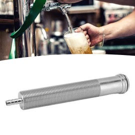 HEEPDD Beer Faucet Extension Tube, G5/8 6.1inch Beer Tap Faucet Extender for Home Brewing Accessories Draft Beer Dispenser Keg