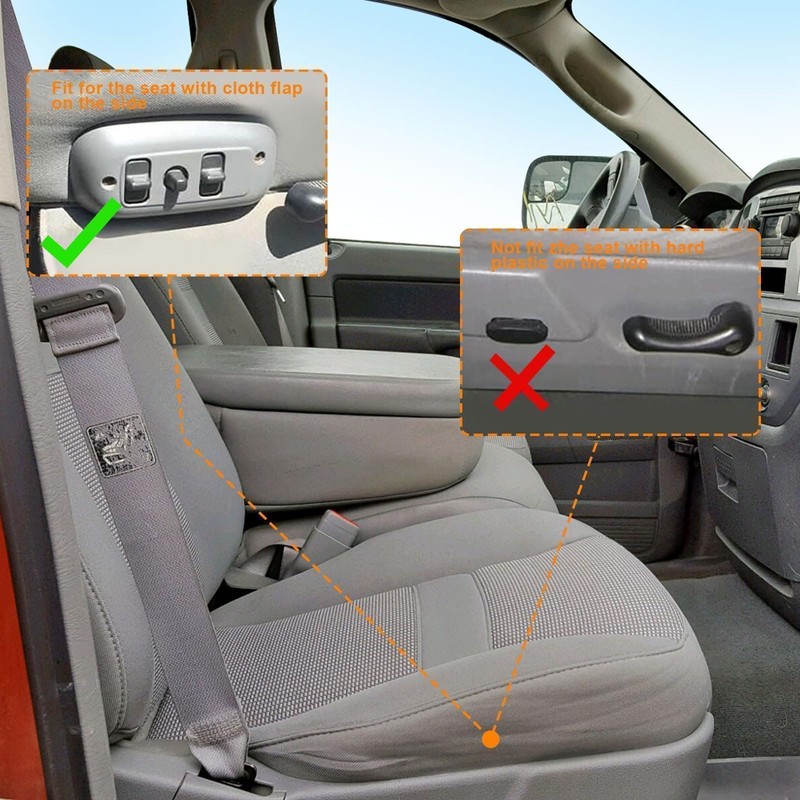 SecosAutoparts - Funda de asiento de tela de repuesto para