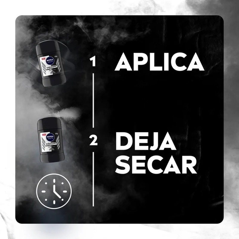 Desodorante en barra Nivea Men Black & White Invisible 50g