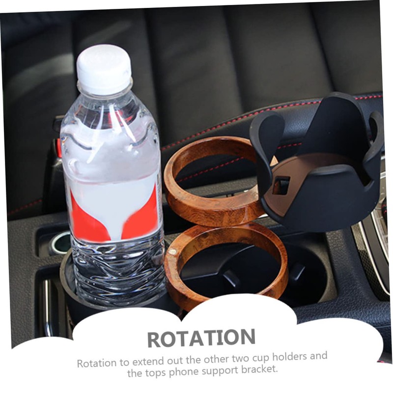 CHILDWEET Multi-Function Car Cup Holder Expander Phone Holder Rotating Base