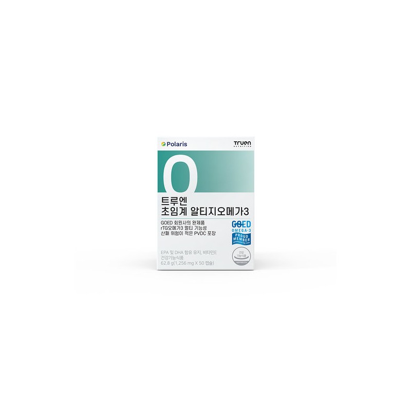 TrueN Nutrition Supercritical rTG Omega-3 Green 1000 (100 capsules) 1
