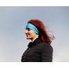 Sports Headband - Sustainable, Elastic, Unisex (Blue & Black)