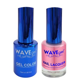 WAVEGEL Soak-Off Gel & Nail Lacquer Matching Duo Set - Royal Collection - #027 Tea In The Royal Family I 0.5 Oz