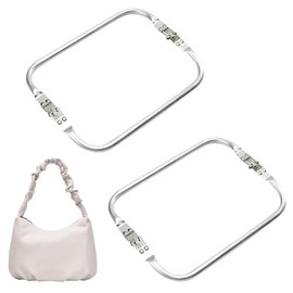 Reccisokz Pack of 2 210 x 85 mm Pocket Hanger Purse Frame Kiss Retro Metal Clasp Wallet Frame Semicircular Purse Clasp for Handbag DIY Crafts