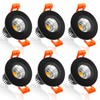 inShareplus 2 Inch LED Downlight, 3W Recessed Lighting COB Dimmable,