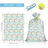WRAPAHOLIC 56" Large Plastic Gift Bag - Easter Rabbit and