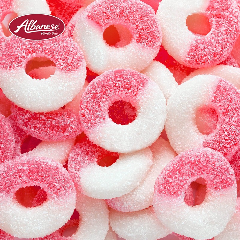 Albanese World's Best Gummi Watermelon Rings | 4.5lbs of Candy