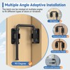BiceNoning Sliding Door Loop Lock, 90/180 Degree Stainless Steel Patio