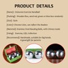 STCREE TQGJST56 1.9" Stainless Steel Baoding Balls with Bell Hand