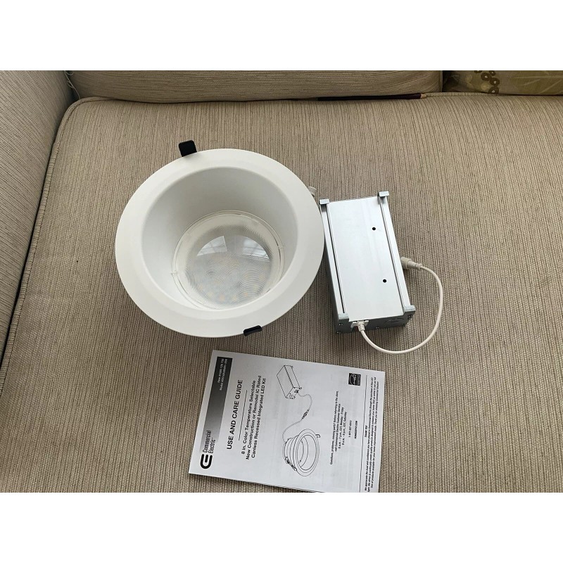 Commercial Electric 8’’LED Recessed Light Kit -1005126735 White