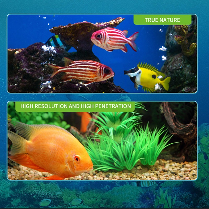 LED Aquarium Light Professional 4 Rows Splashproof Natural Lighting Simulation