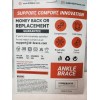 Dr. Brace Elite Ankle Brace with Strap, Black, Large