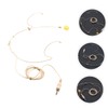 WHAMVOX Omnidirectional Headset Microphone Screw Lock Connector Sound Earhook Design