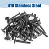 ANCHOREASE #8×2″ Sheet Metal Screws 100Pcs, 410 Stainless Steel Self