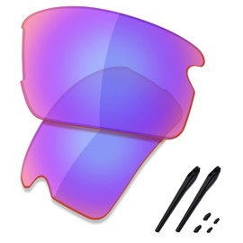 SAUCER Premium Replacement Lenses & Rubber Kits for Oakley Flak 2.0 Asian Fit (AF) OO9271 Sunglasses High Defense - Shield G30 Polarized