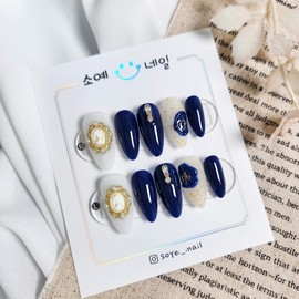 Vintage Sealing Nail Tips - Oval / 빈티지 씰링 네일팁 - 오발