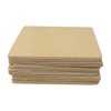 100 Stück 6 * 6cm Holzscheiben Baumscheibe Holzplättchen Holz Scheiben