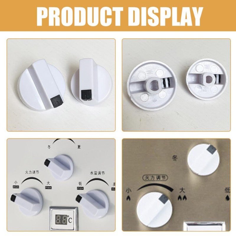 Gadpiparty 3pcs Water Control Knob Stove Knob for Hot Water