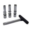 JEUCLEL 4PCS Glow Plug Socket Set with 3/8" Dr T-Bar,