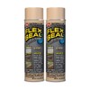 Flex Seal Spray Rubber Sealant Coating, 14-oz, Almond (2 Pack) 