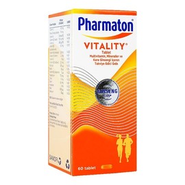 Pharmaton Vitality 60 Tablet - Ginseng G115, Multivitamin ve Mineraller