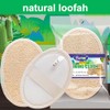 Esponja de luffa natural exfoliante corporal (4 unidades), hecha de