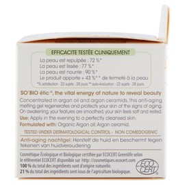 SO'BiO étic Precious Argan Cosmebio Anti-Aging Night Gel, 40ml