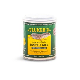 Fluker's Gourmet Canned Food for Reptiles, Fish, Birds and Small Animals, Insect Mix, 2.75 oz