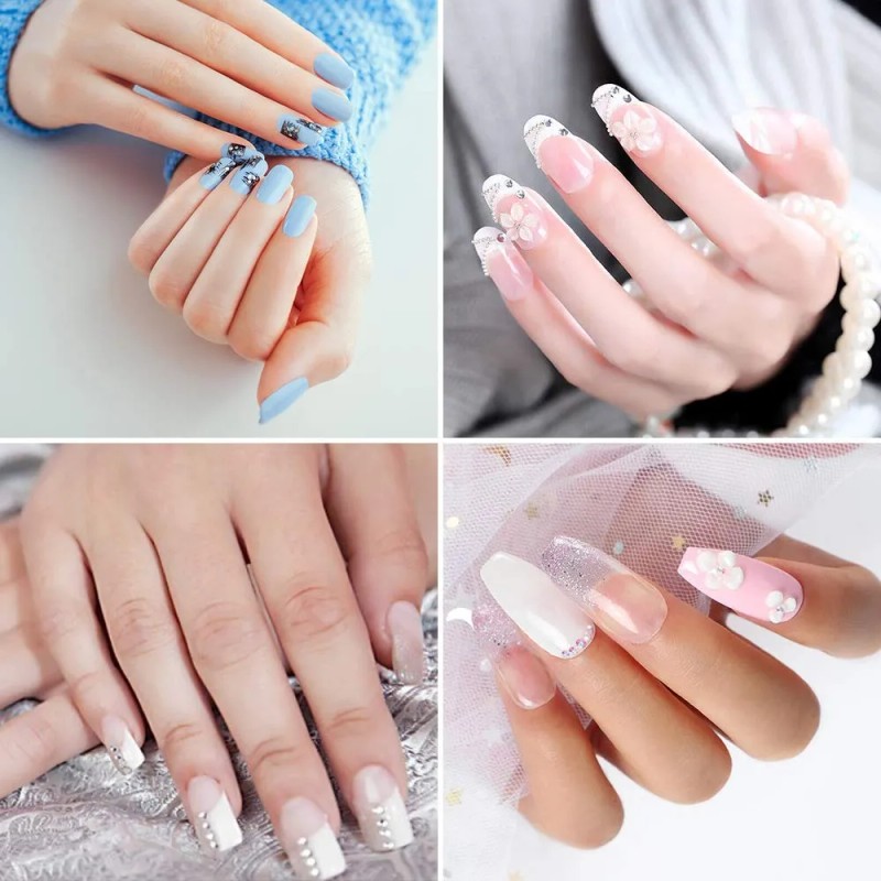 500 Rollo De Forma Escultural Para Uñas Acrílicas Gel Tips