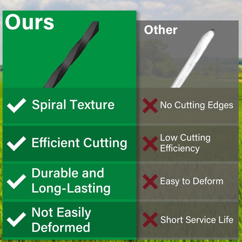 885ft 0.095" Black Diamond Trimmer Line Cutting String Replacement for