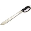 Snake Eye Tactical Full Tang Two Tone Handle Fixed Blade Machete w/ Sheath Outdoors Hunting Camping Fishing (Silver)